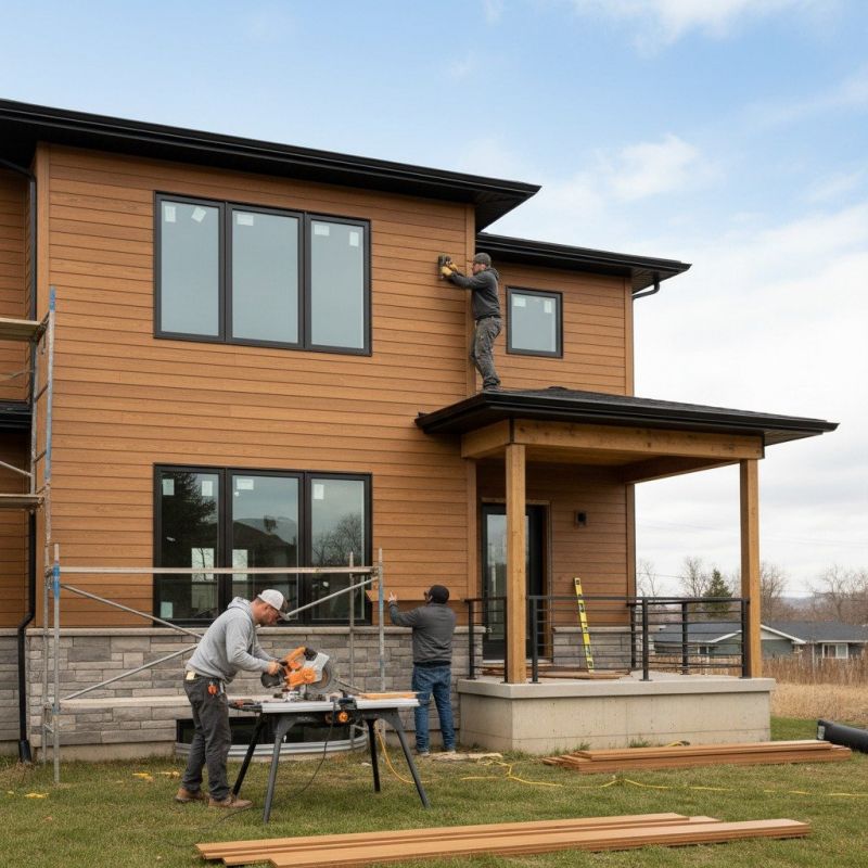 Wood Composite Siding Service detail